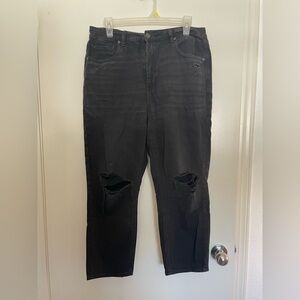 American Eagle Outfitters Black Mom Jeans